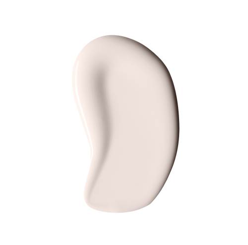 Smooth beige paint swatch sample of Sweet Louna interior paint by Blu Paint on black background