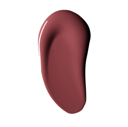 Smooth deep red paint swatch on black background for Bold Era interior paint by Blu Paint