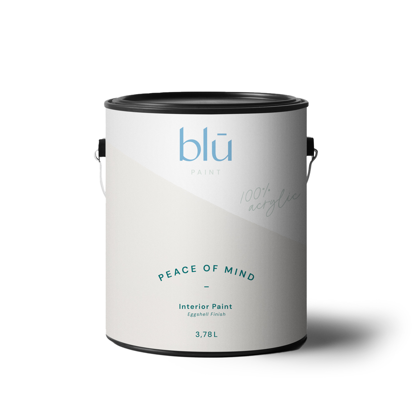 Blu Paint Peace of Mind interior paint 3.78L can with eggshell finish for home walls