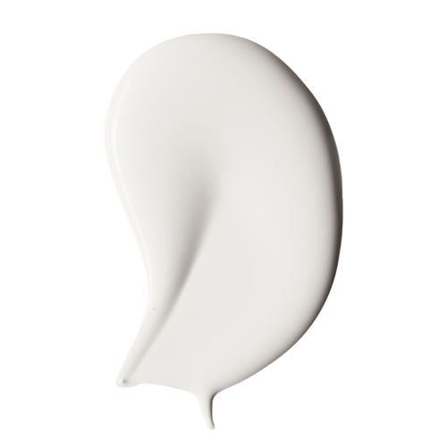 Blu Paint soft neutral interior paint smooth white swatch on black background