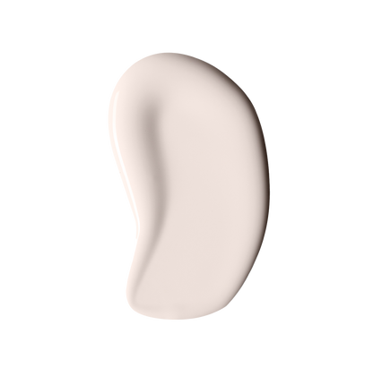 Smooth beige paint swatch sample of Sweet Louna interior paint by Blu Paint on black background